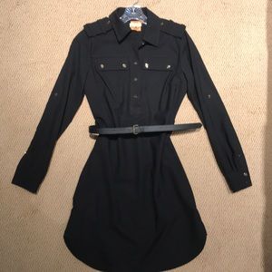 Tory Burch Black Shirtdress